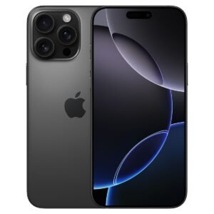 iPhone 16 Pro Max Apple (256GB)Titânio Preto, Tela de 6,9", 5G e Câmera de 48MP