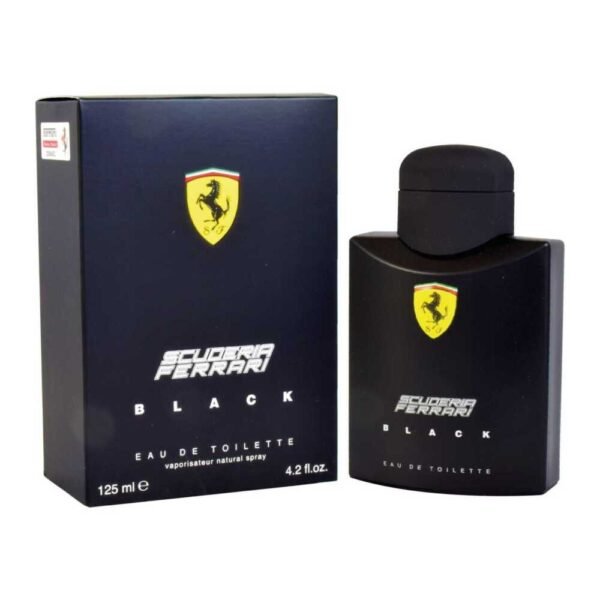 Perfume Ferrari Black Eau De Toilette  Masculino 125ml-Original - Image 3