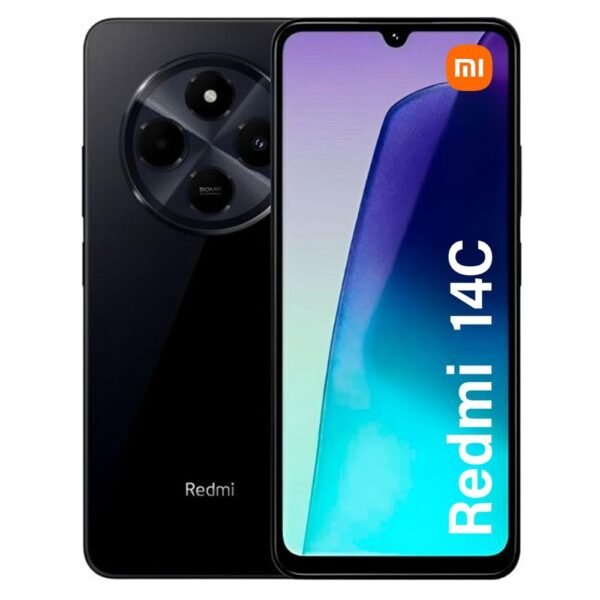 Smartphone Xiaomi Redmi 14C Dual Sim de 128GB/4GB+4GB Ram de 6.88" 50MP/13MP -Preto